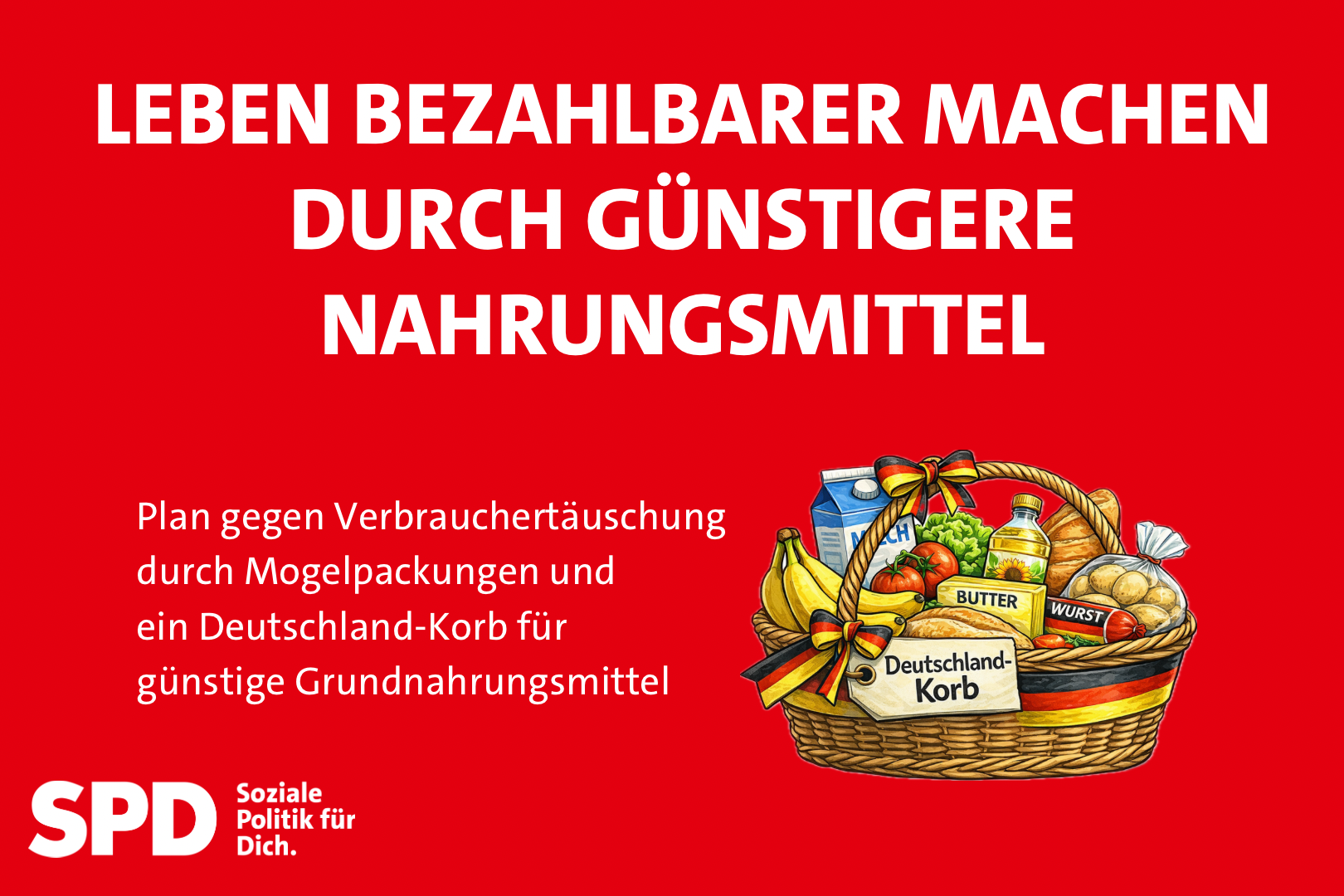 Der Deutschland-Korb für bezahlbare Lebensmittel › SPD Kreis Pinneberg